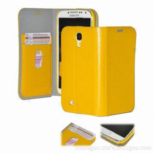 Wallet Leather Cases for Galaxy S4, OEM Orders Available